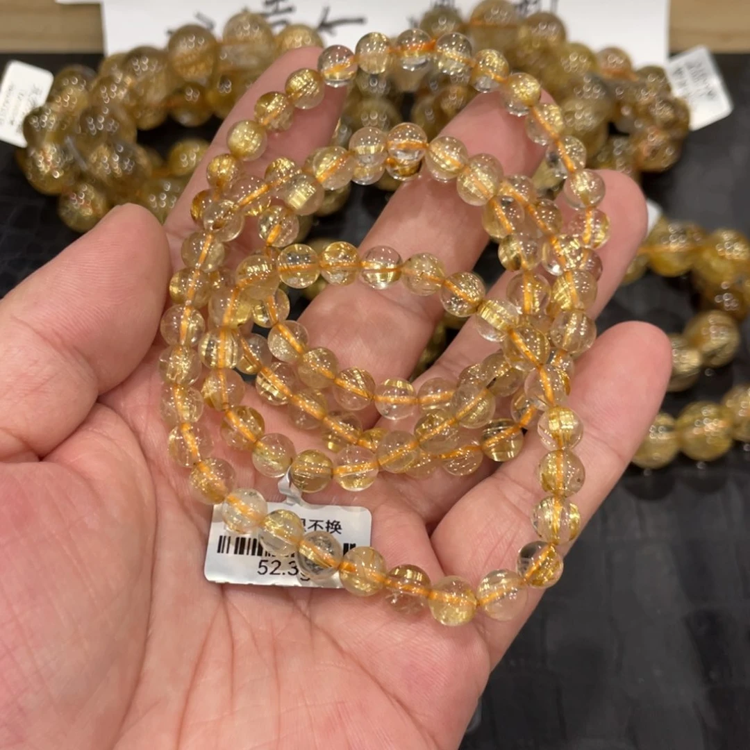 水晶手链未镶嵌d374钛晶