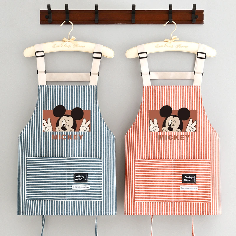 洋气家用围裙夏季围腰定制印字厨房做饭防污上班餐饮摆摊定制印字