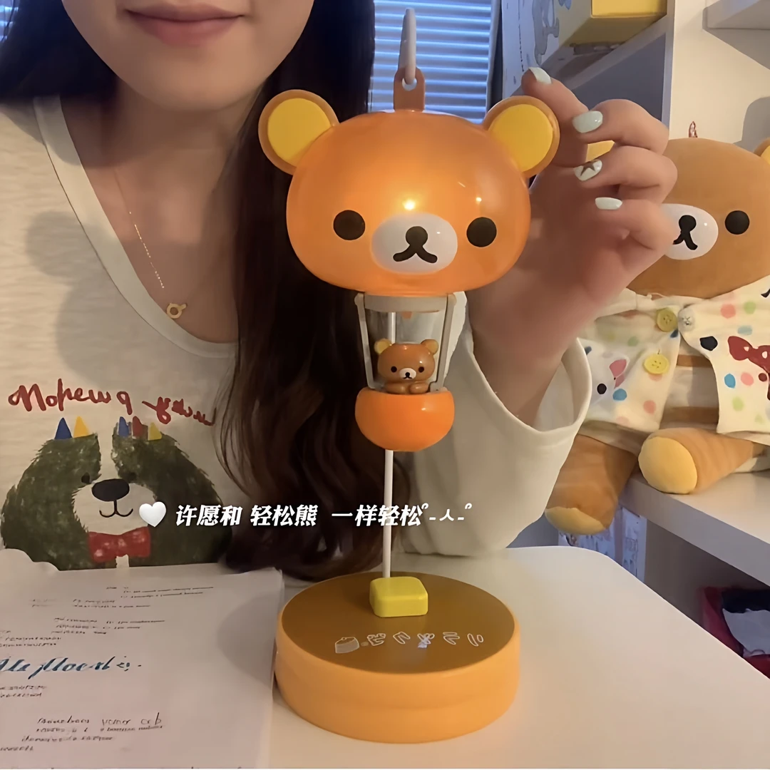 轻松熊小夜灯卧室睡眠灯可爱家用床头柜台灯治愈系氛围灯桌面装饰