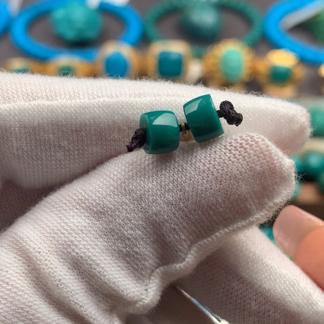 绿松石未镶嵌发饰5.9mm