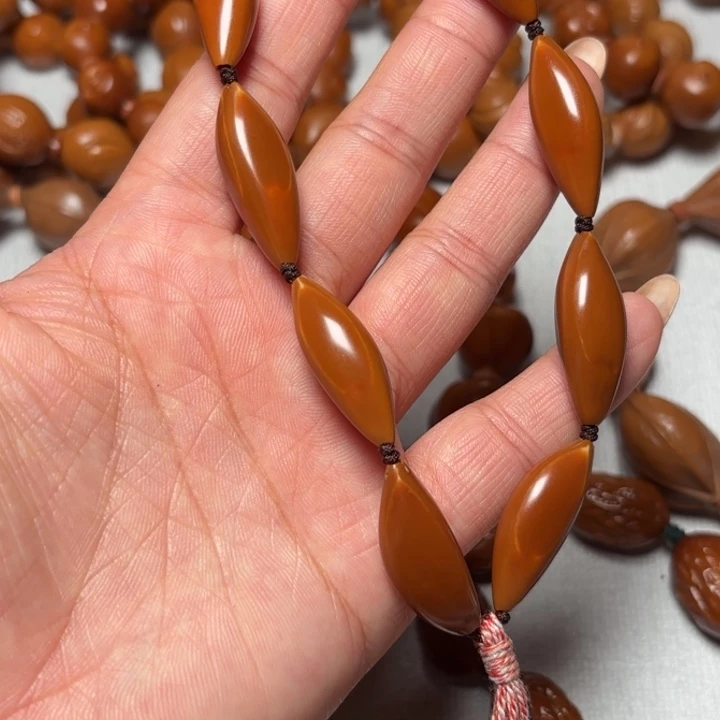 橄榄核手串/手链1.1金瓜子