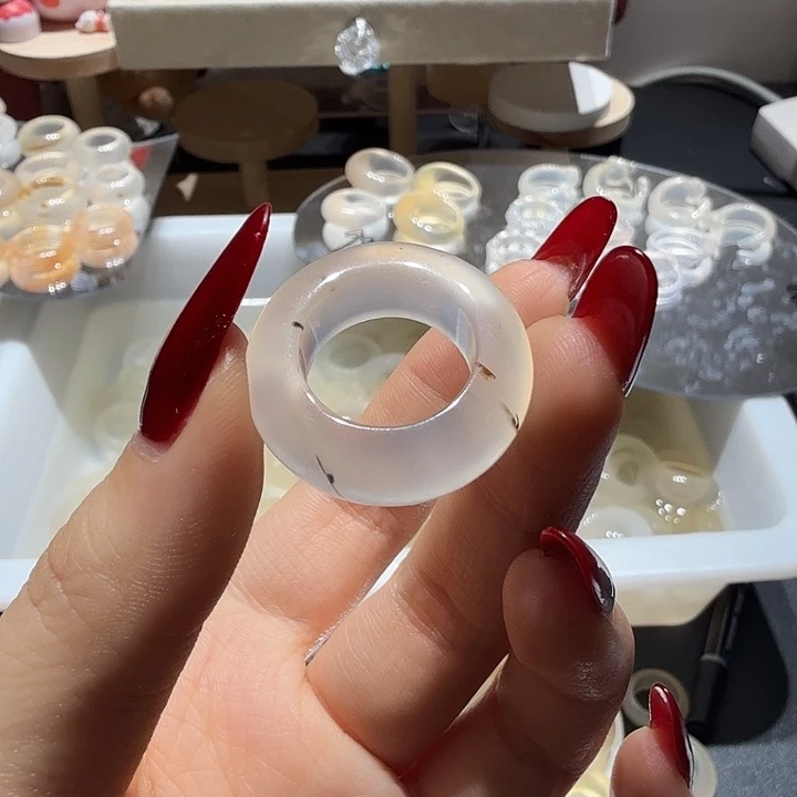 玛瑙/玉髓合金戒指漏款播间看细节不退换