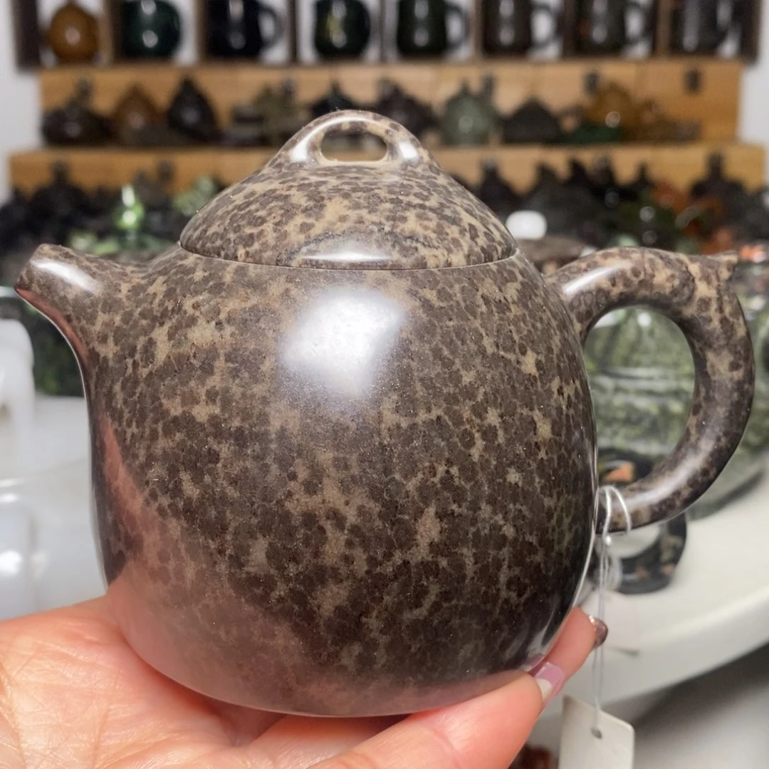冰碛岩豹纹秦权壶190cc
