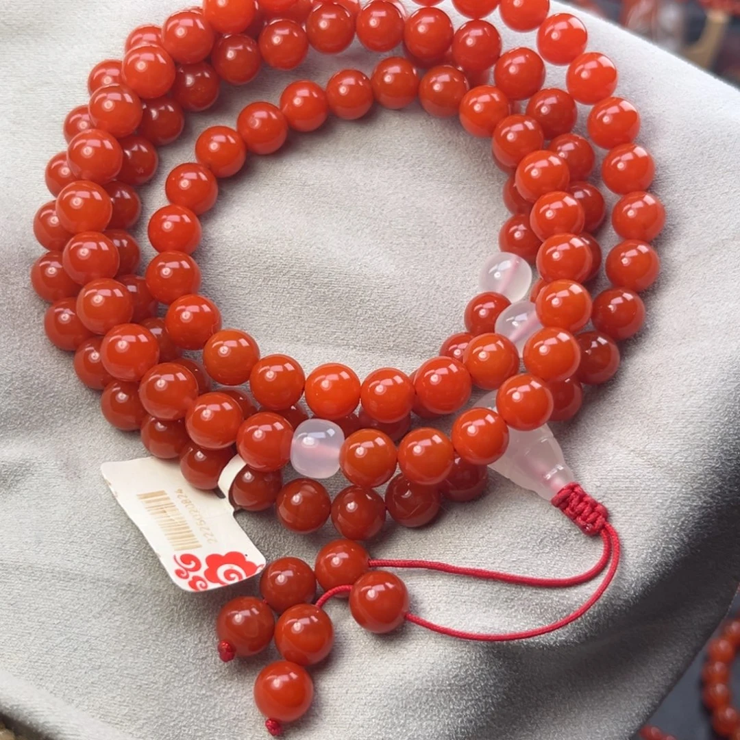 南红玛瑙未镶嵌颈饰