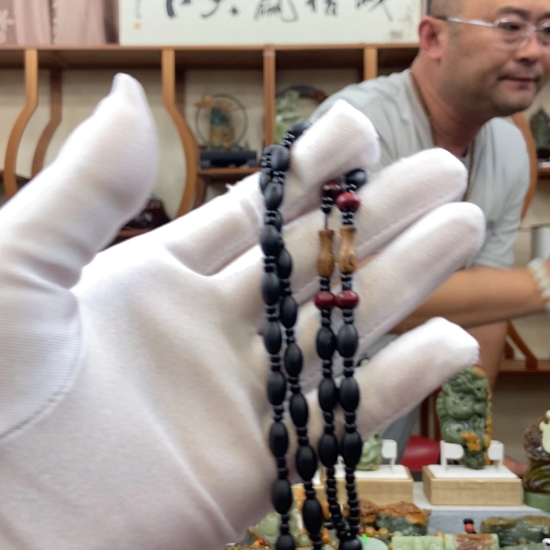 黑曜岩未镶嵌颈饰