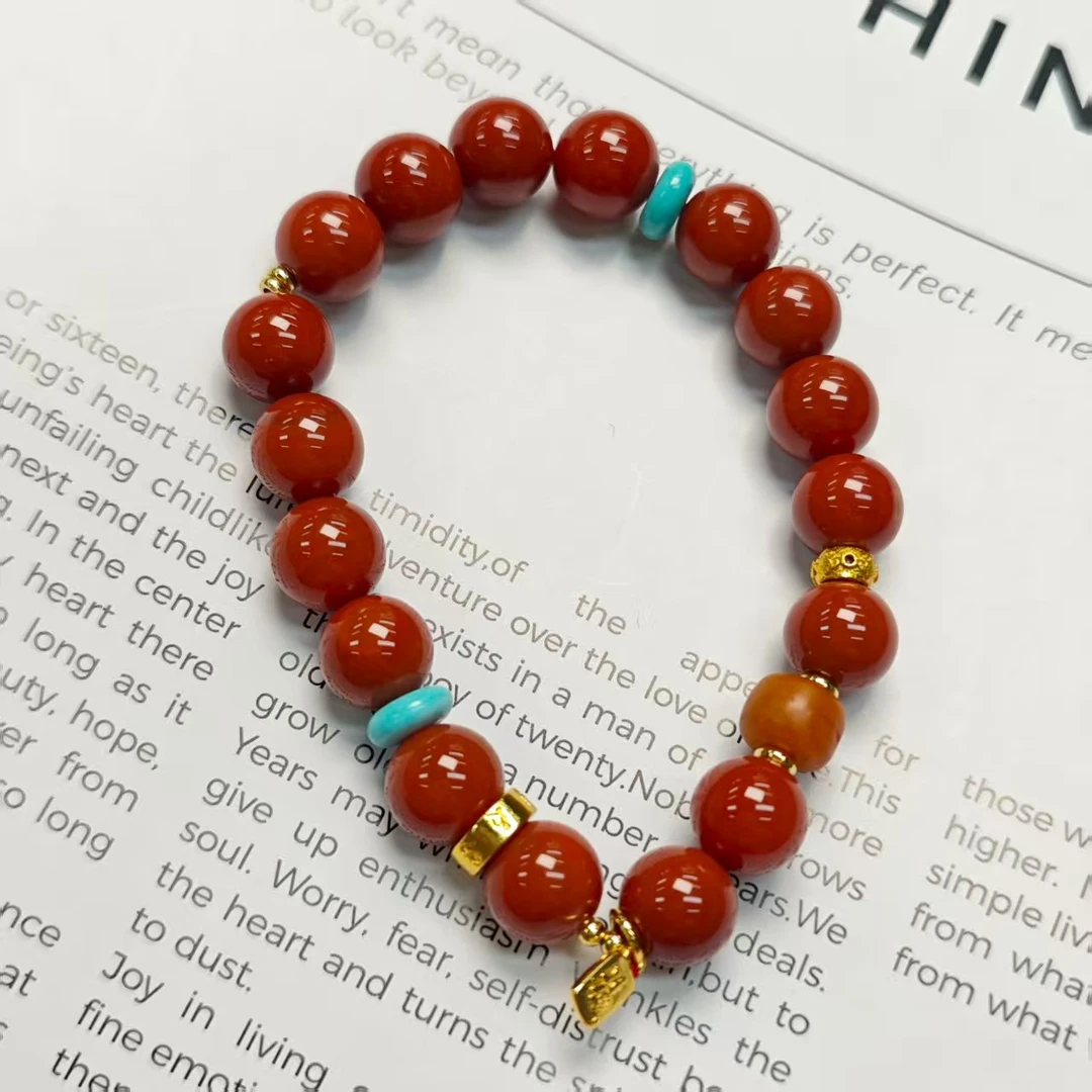 【宫墙之外】南红玛瑙手链10+(多样发其一) JL37