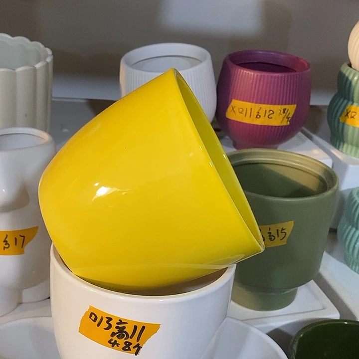 陶盆有孔 瑕疵针孔漏釉介意勿拍外口 13外高11