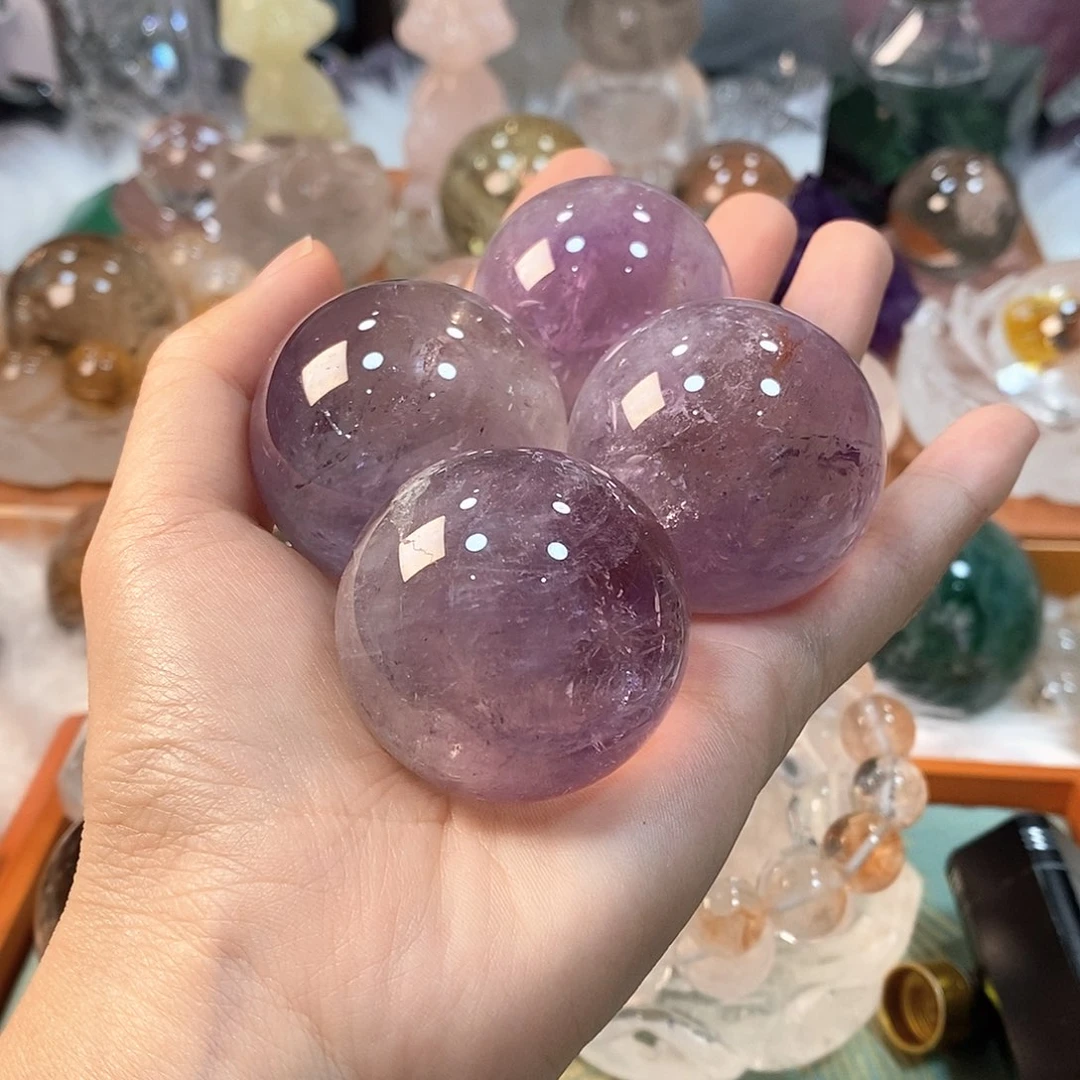 水晶球未镶嵌水晶多样性一件