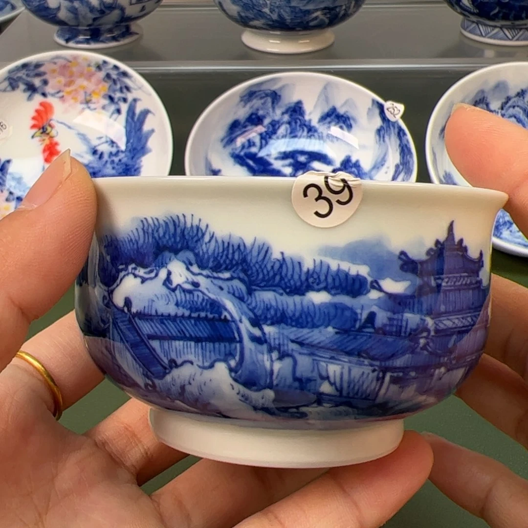 杯木木景德镇纯手绘茶具39
