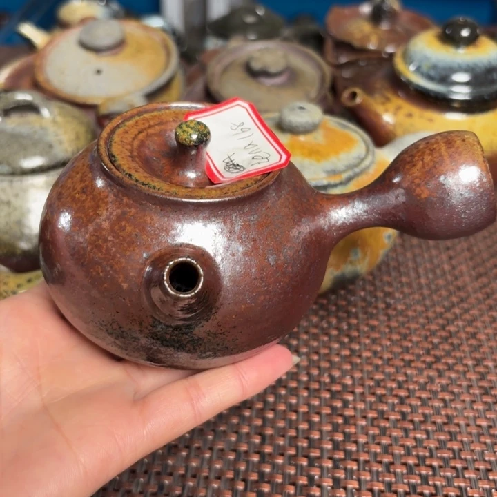 茶杯紫砂L**a养彩侧把