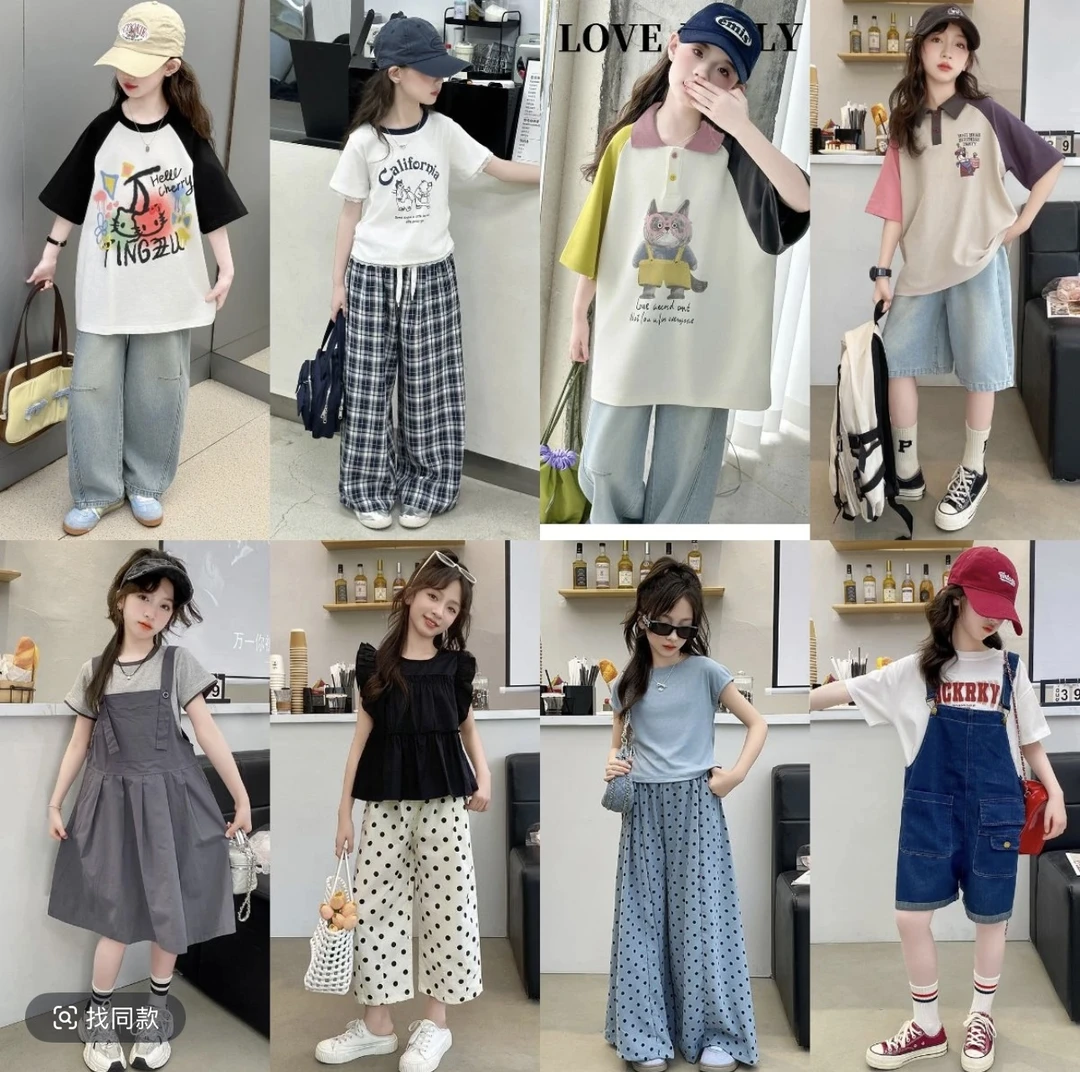 夏款(001-043)夏季潮流短袖T恤裙子时尚百搭简约韩版