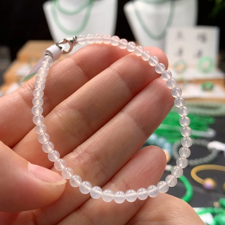 翡翠未镶嵌手链天然缅甸A货翡翠