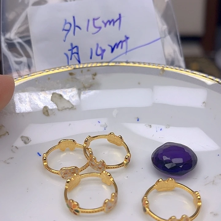 银S925镶嵌颈饰紫晶紫晶925镶嵌129