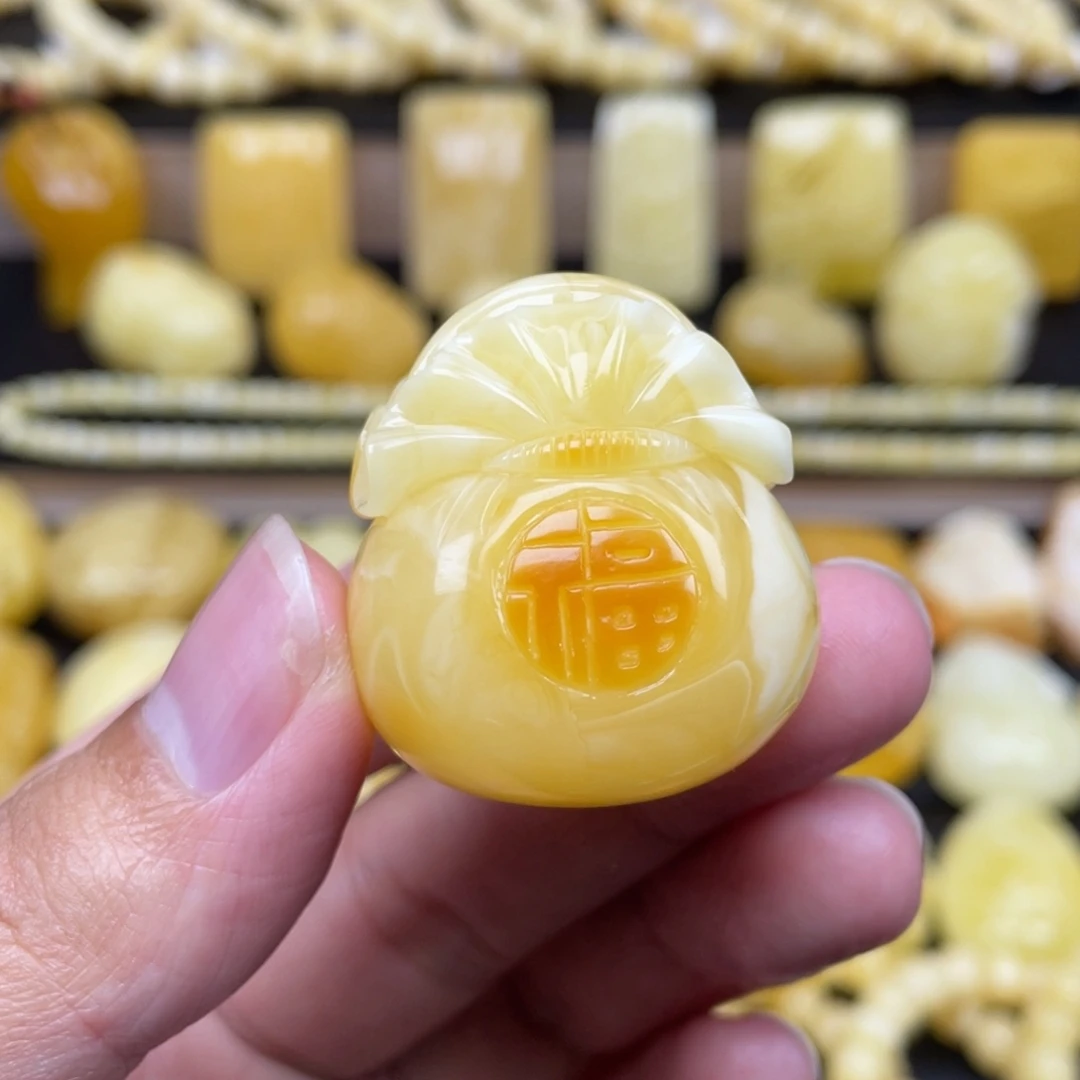 琥珀未镶嵌裸石琥珀蜜蜡