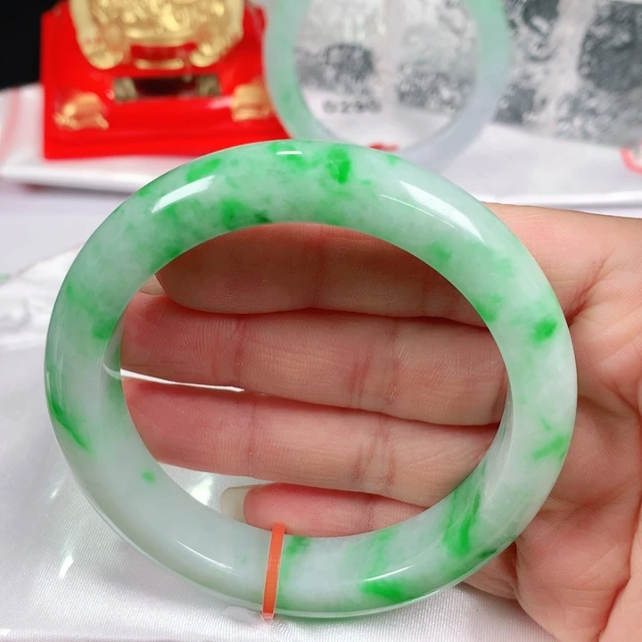 未镶嵌手镯翡翠   编号882088 正圈57