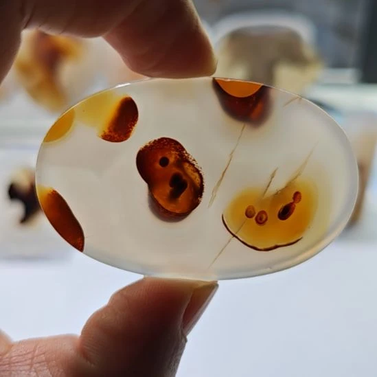 玛瑙/玉髓未镶嵌吊坠(不含链)4号