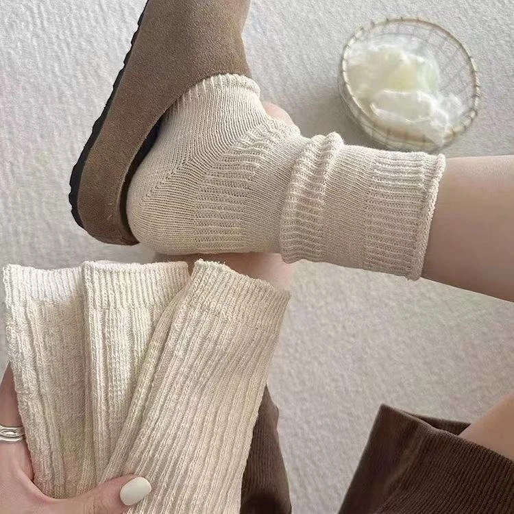 汉麻秋冬长筒袜 男女同款 无印无染软 糯亲肤