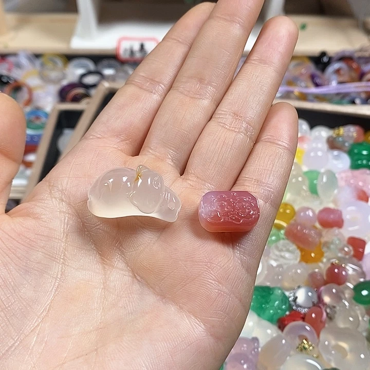 玛瑙/玉髓颈饰未镶嵌ℒ****