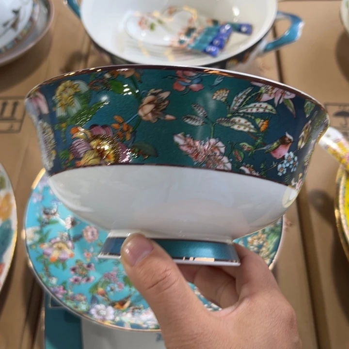 瓷片仙踪六寸面碗两个