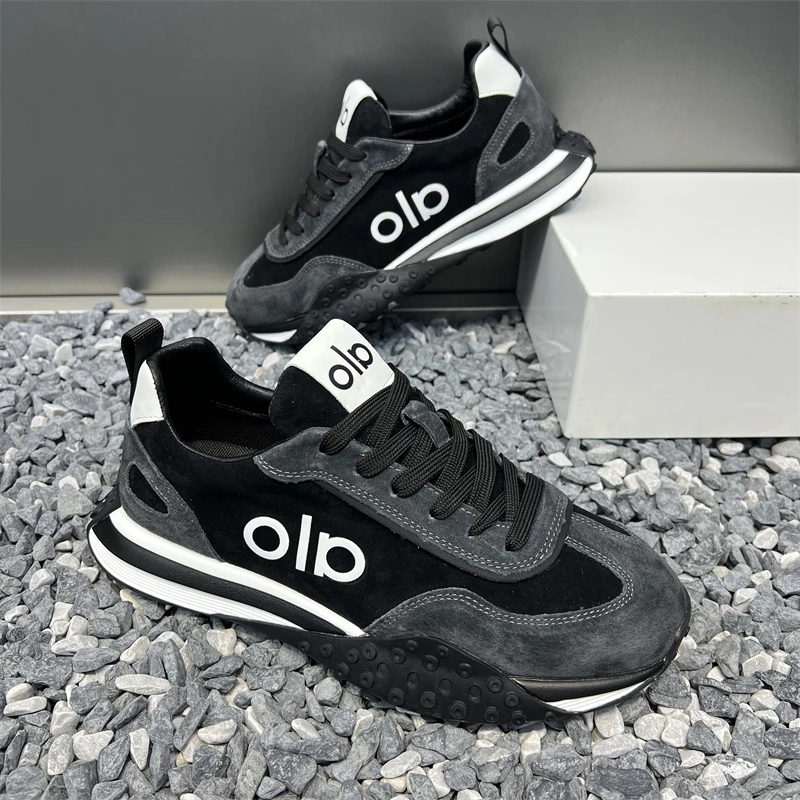 秋季新款男款潮鞋圆头系带低帮增高鞋休闲时尚舒适经典百搭潮流