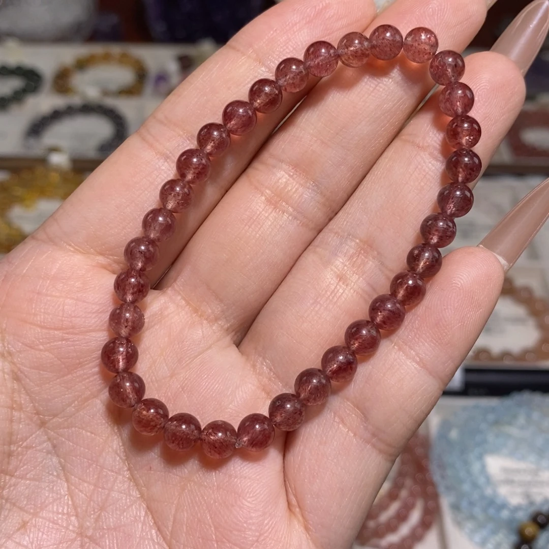 水晶手串未镶嵌草莓