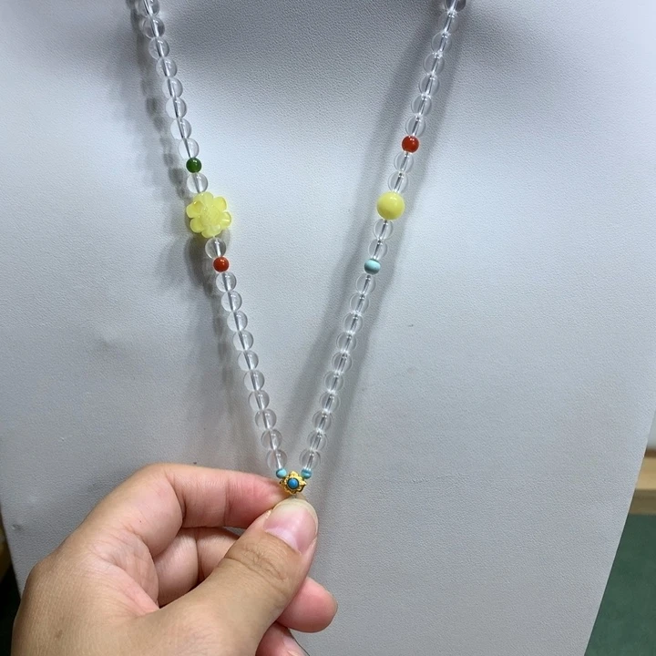 水晶颈饰未镶嵌5.5mm