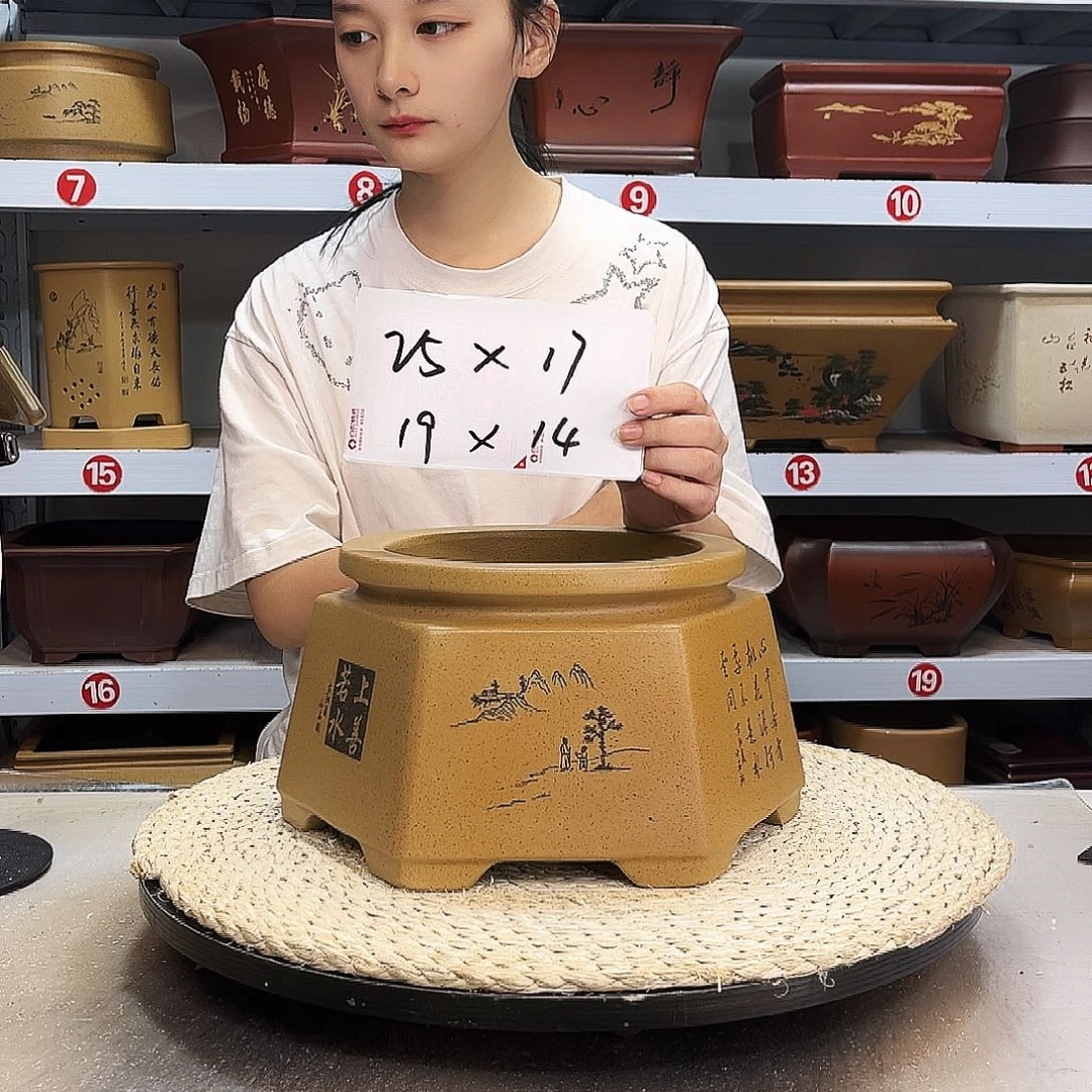 紫砂花盆紫砂花盆