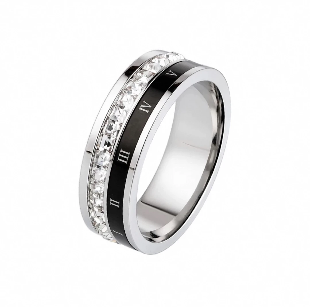 钛钢戒指 带细节迪先生戒指395