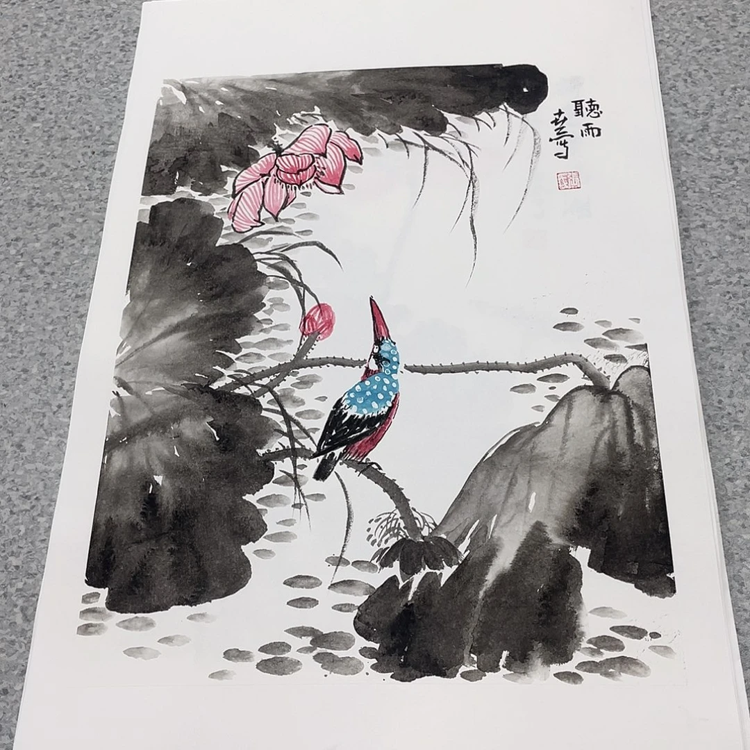 国画1.4平尺国画作品