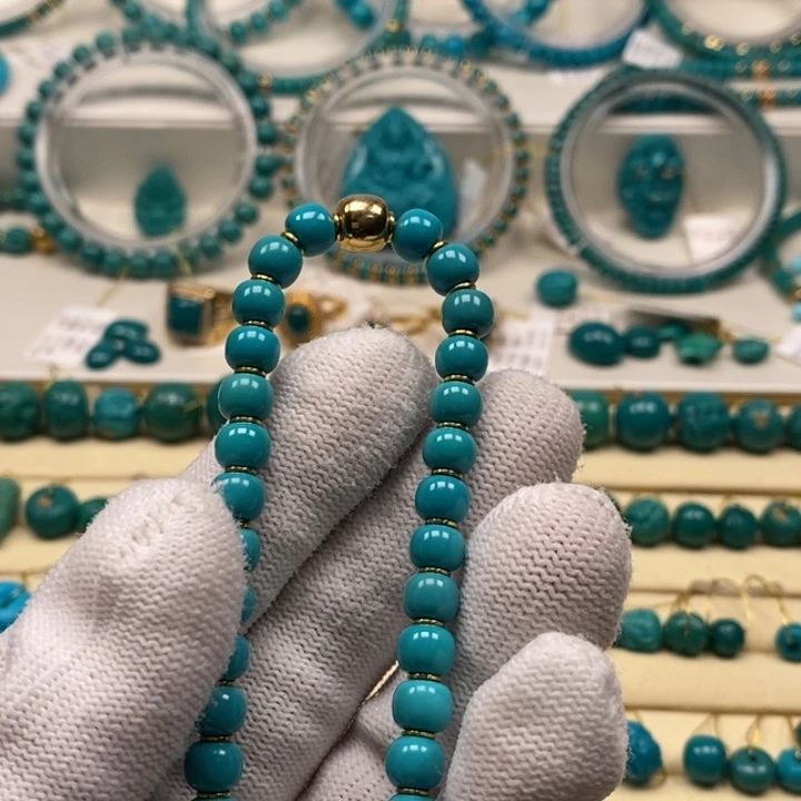 绿松石珠宝奇石未镶嵌