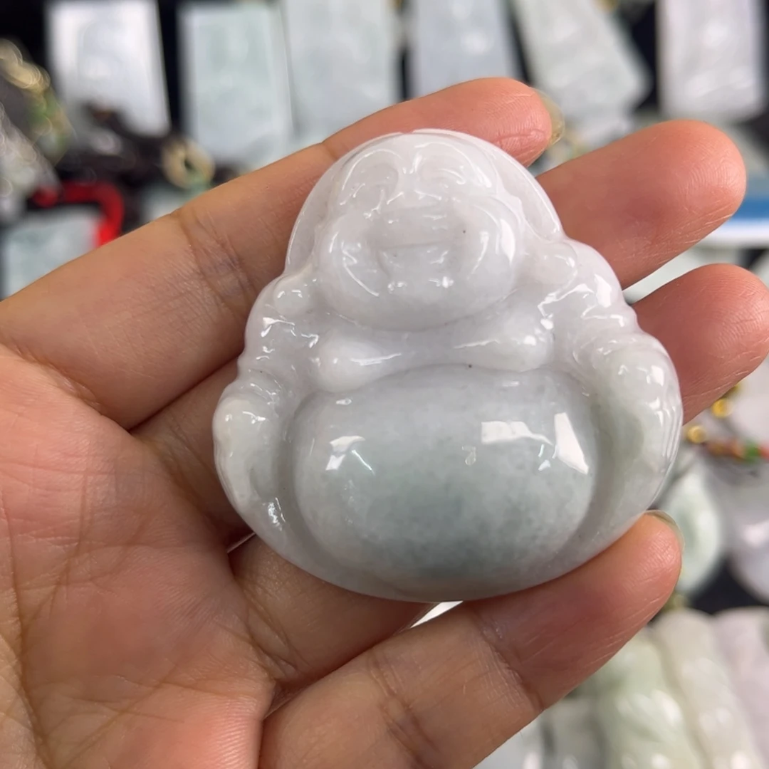 翡翠未镶嵌吊坠(不含链)瑕疵