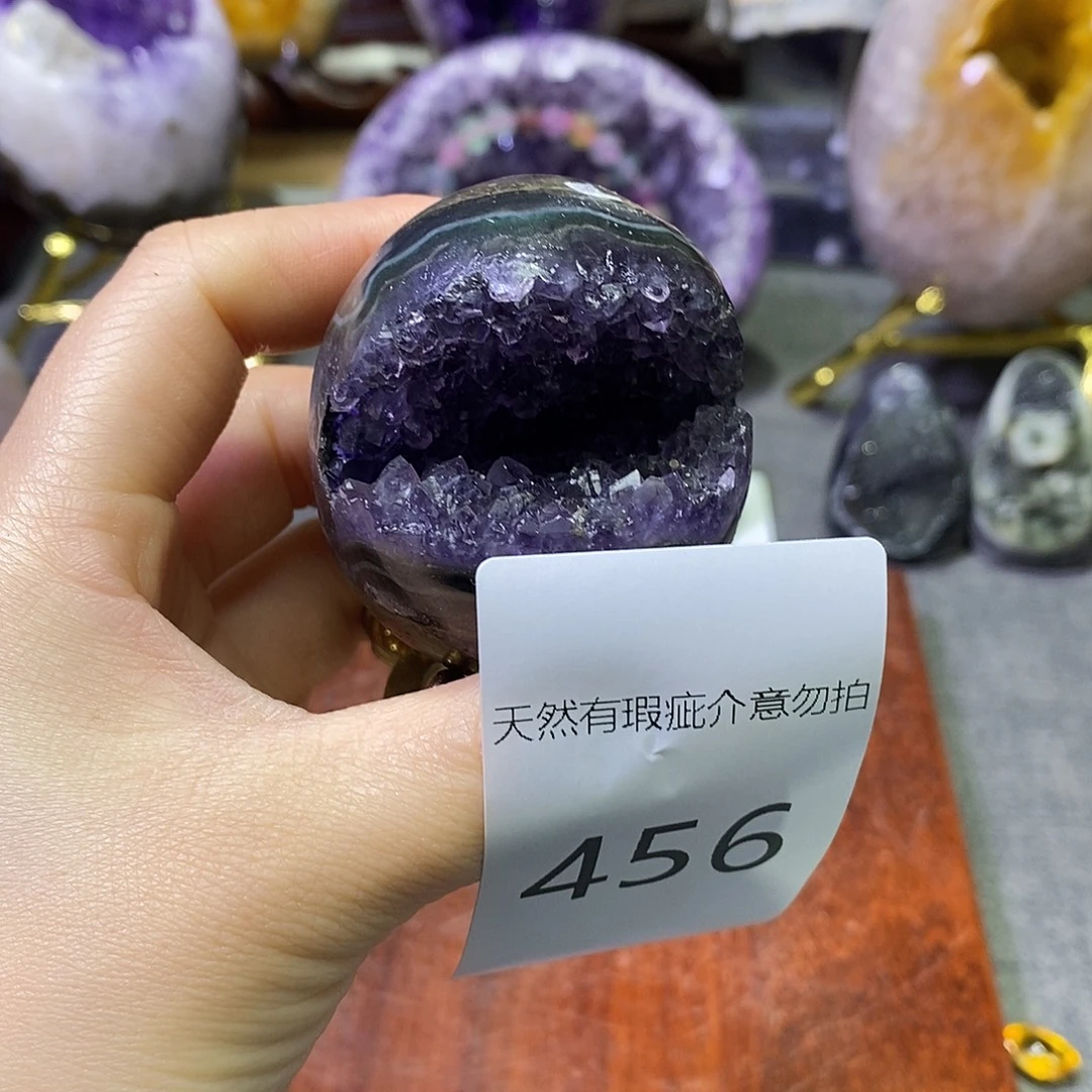 珠宝半成品紫晶未镶嵌