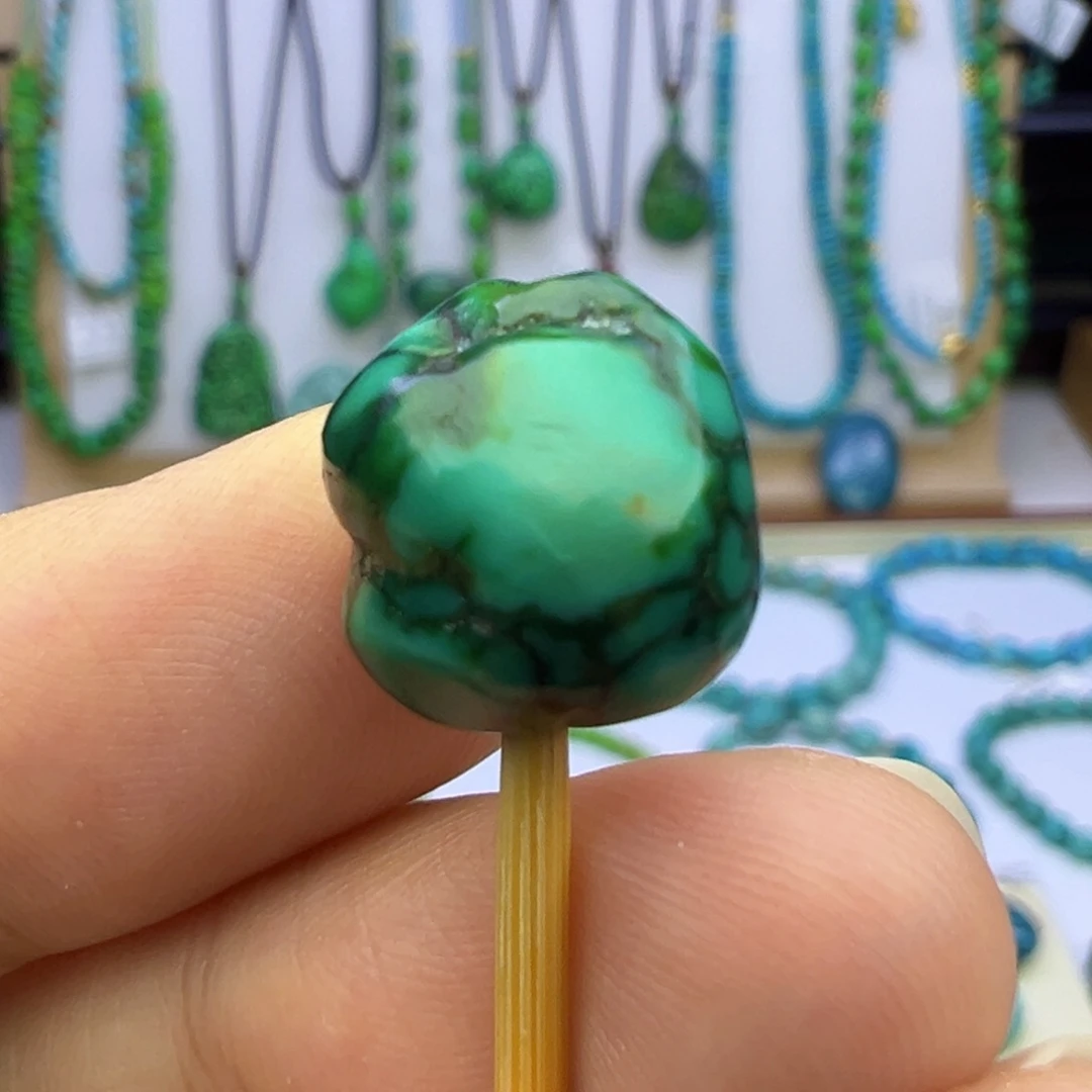 绿松石，绿蓝随型L