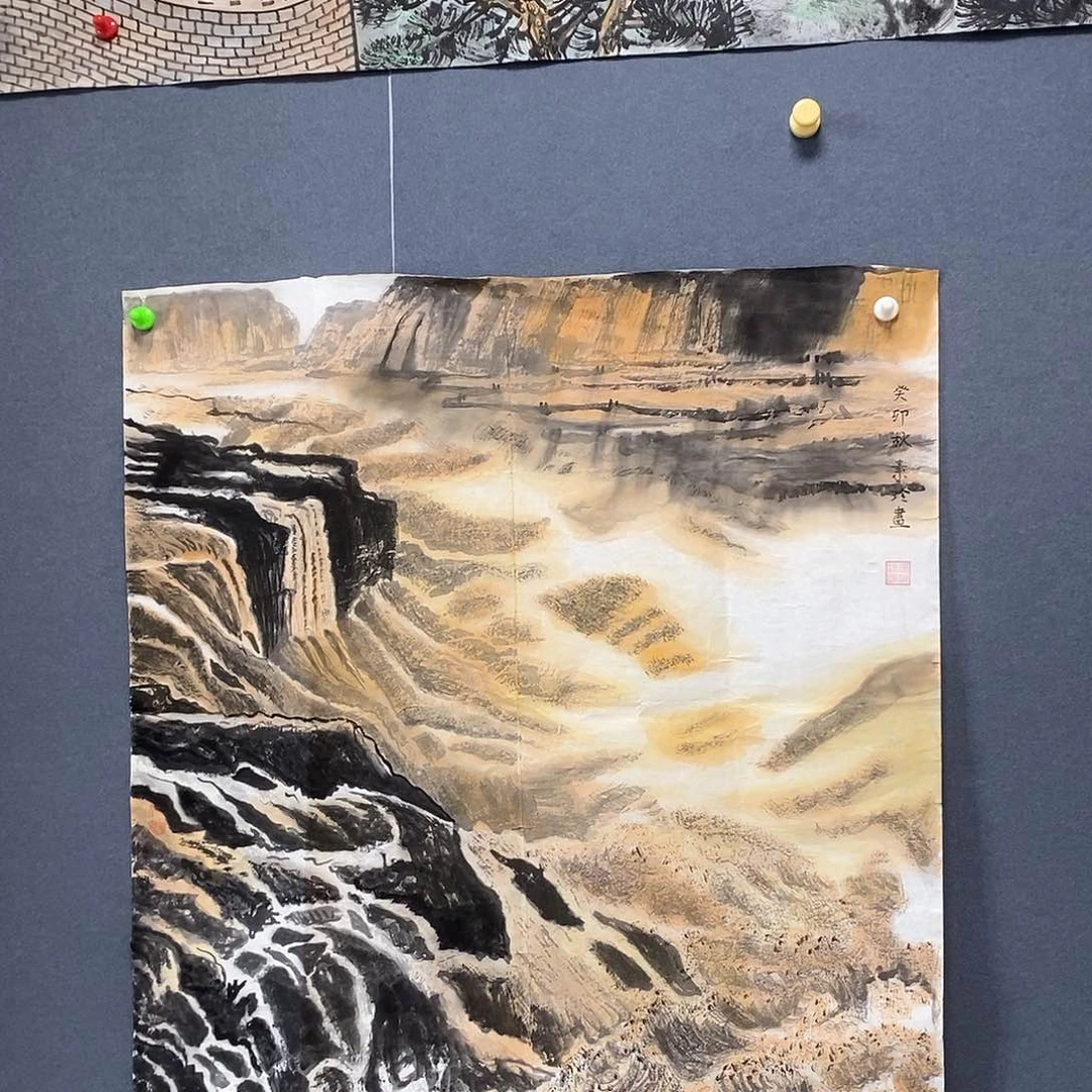 国画68/68张素玲手绘画芯