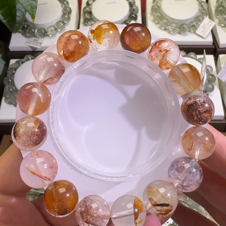 手链未镶嵌水晶胶花 开播福利