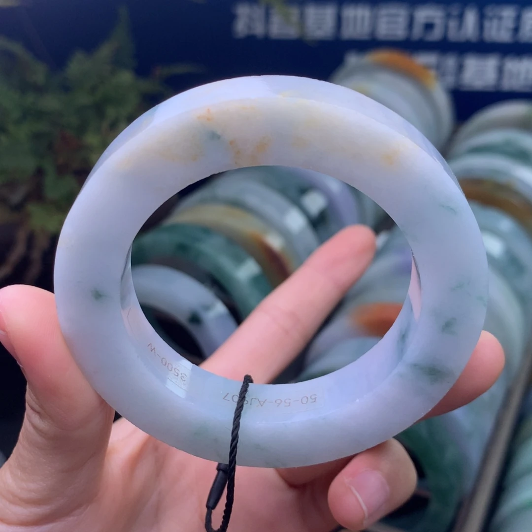 定制翡翠未镶嵌手镯定制不退不换
