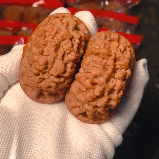 文玩核桃把件官帽56