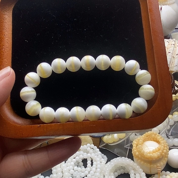 非金属贝壳微瑕金线0.8单圈