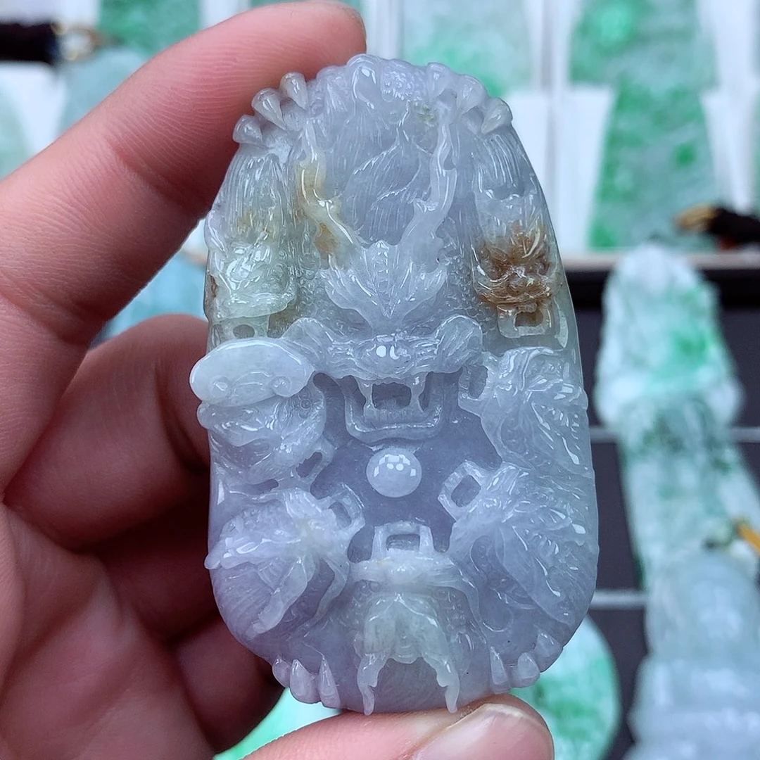 翡翠颈饰未镶嵌翡翠吊坠