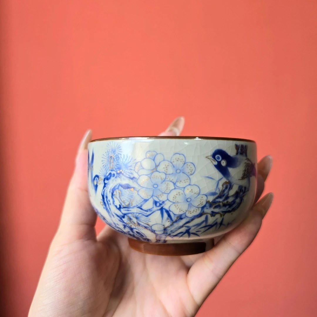 F862喜上眉梢铜钱主人杯D