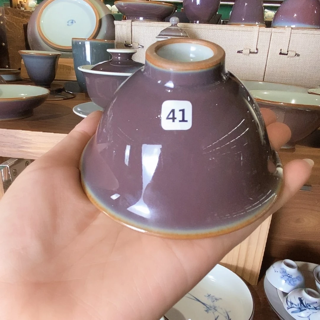 J*W天予窑紫韵压手杯41