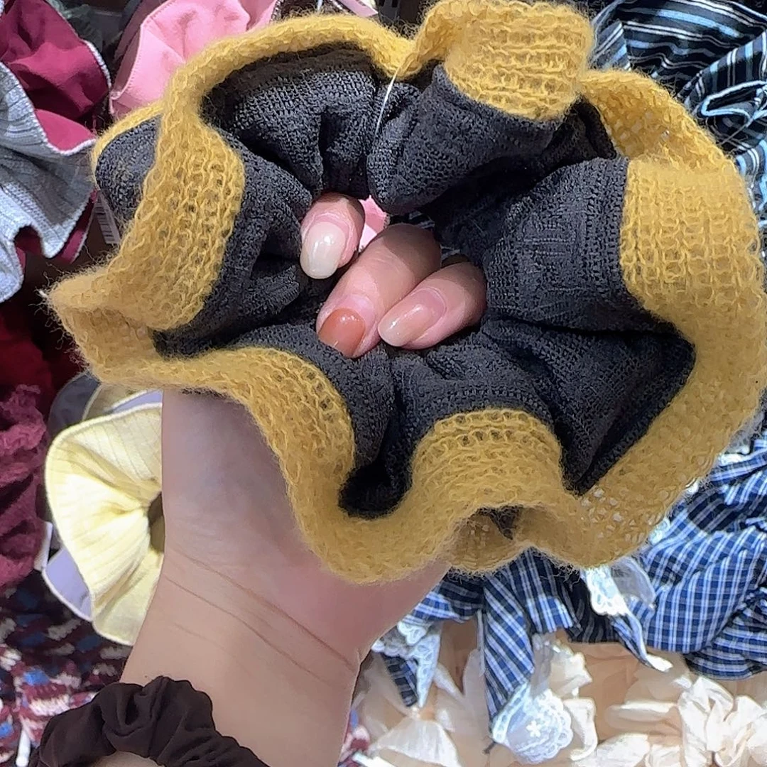 非金属皮质毛线发圈