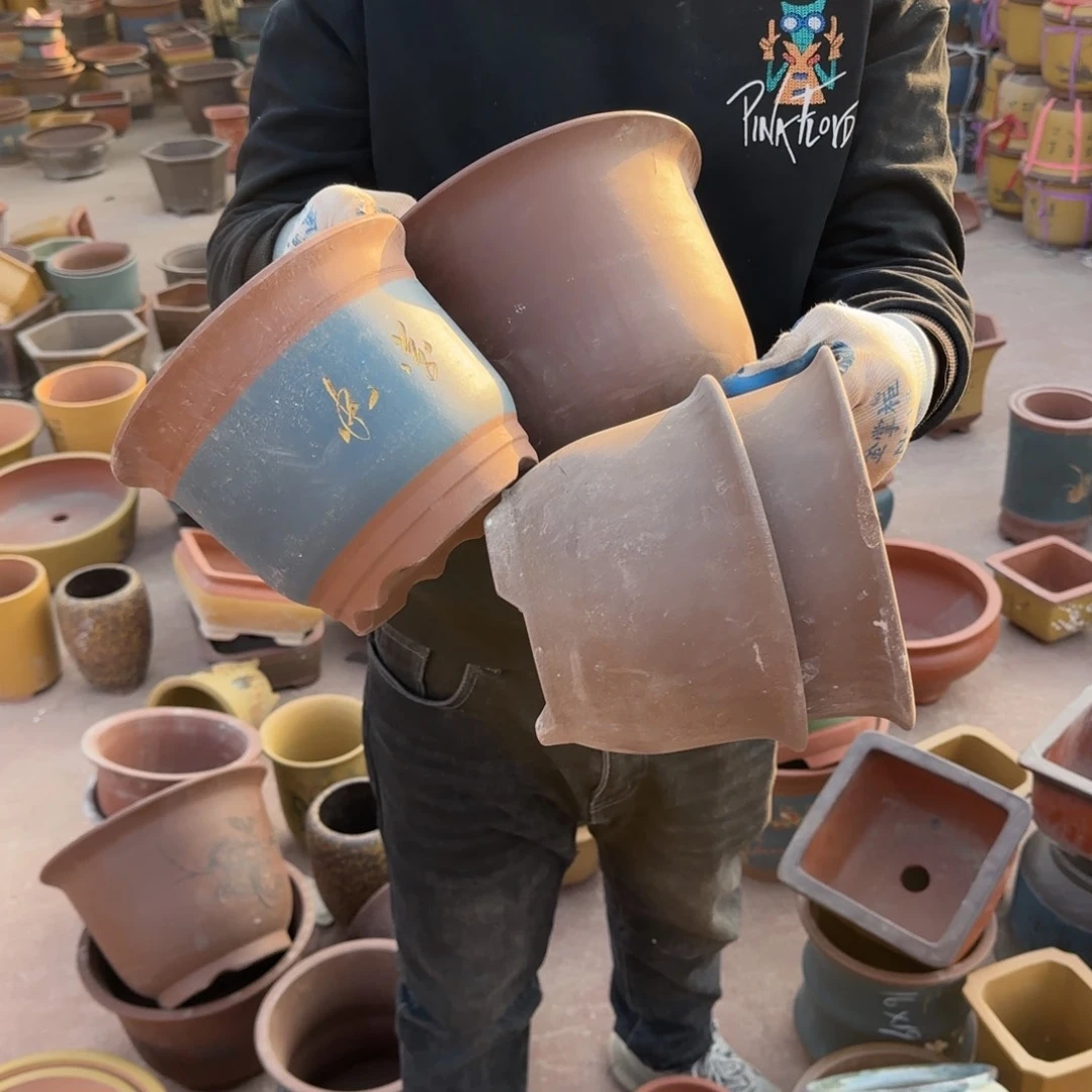 紫砂花盆瑕疵和瑕疵