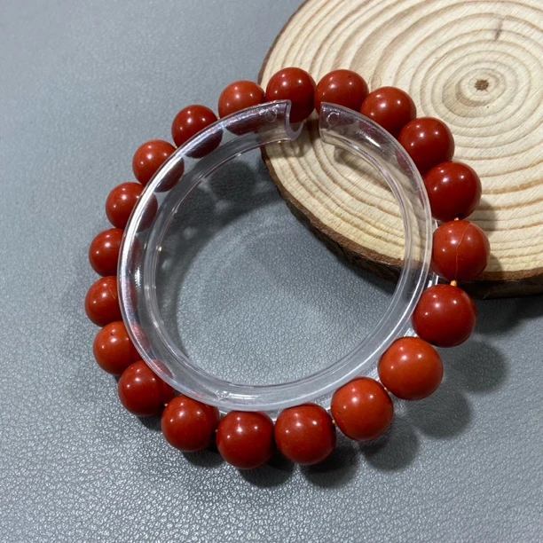 C711南红玛瑙圆珠卡10mm单圈手串