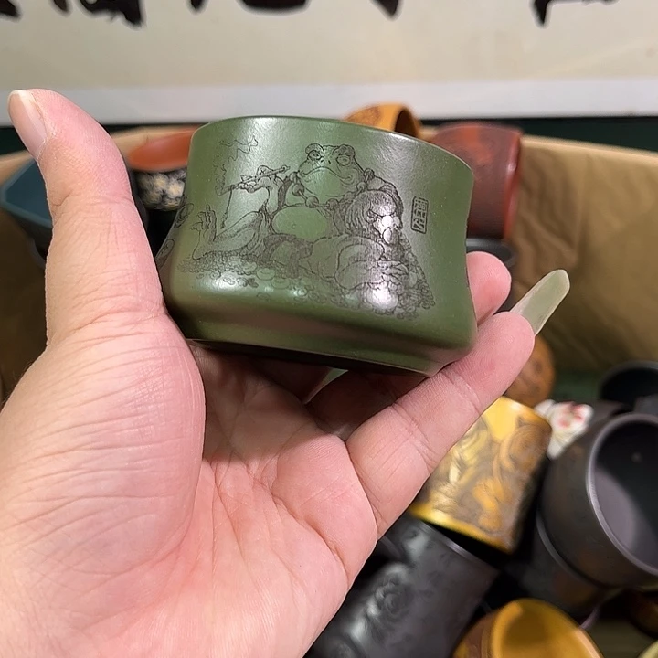 茶杯紫砂全手工紫砂主人杯