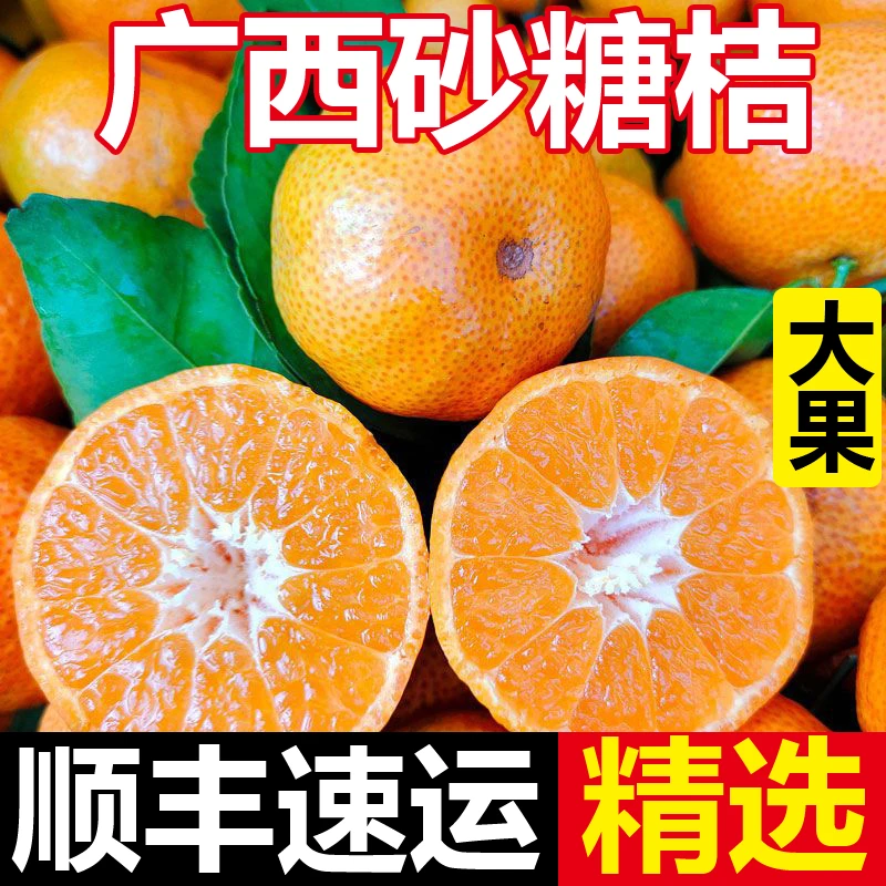 【顺丰包邮】广西正宗砂糖橘新鲜现摘沙糖桔皮薄桔子9斤水果