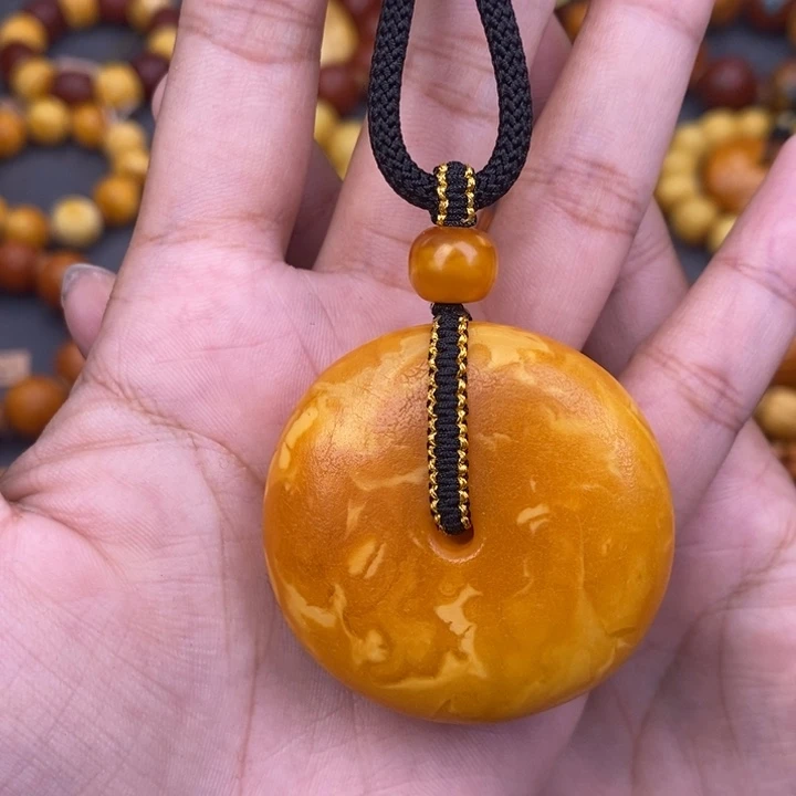 蜜蜡未镶嵌裸石蜜蜡L