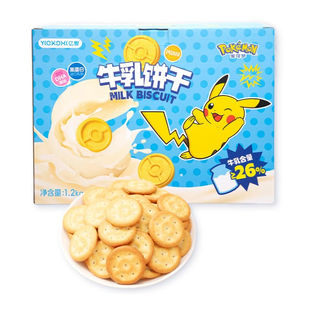 亿智牛乳饼干1.2kg约30袋效期2025.10.7