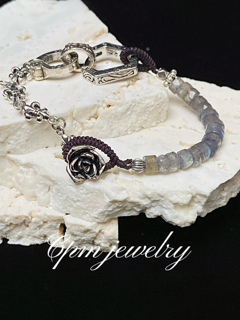 925银手链 CPM「兰屿」925银手链原创设计复古轻奢编绳小众百搭设计