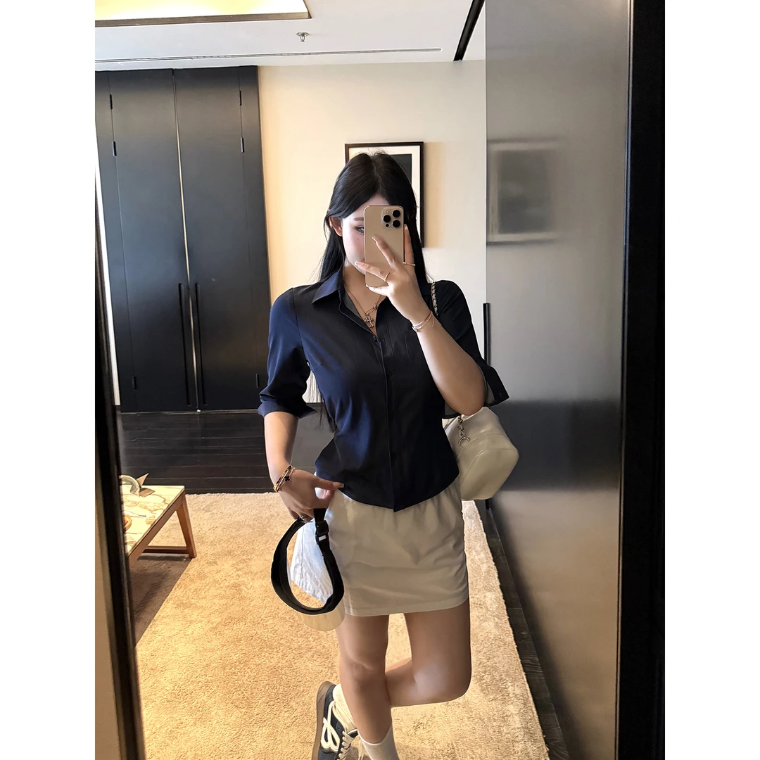 黑泽玄七夏季“海妖风两部曲”上班上学皆可显瘦修身套装